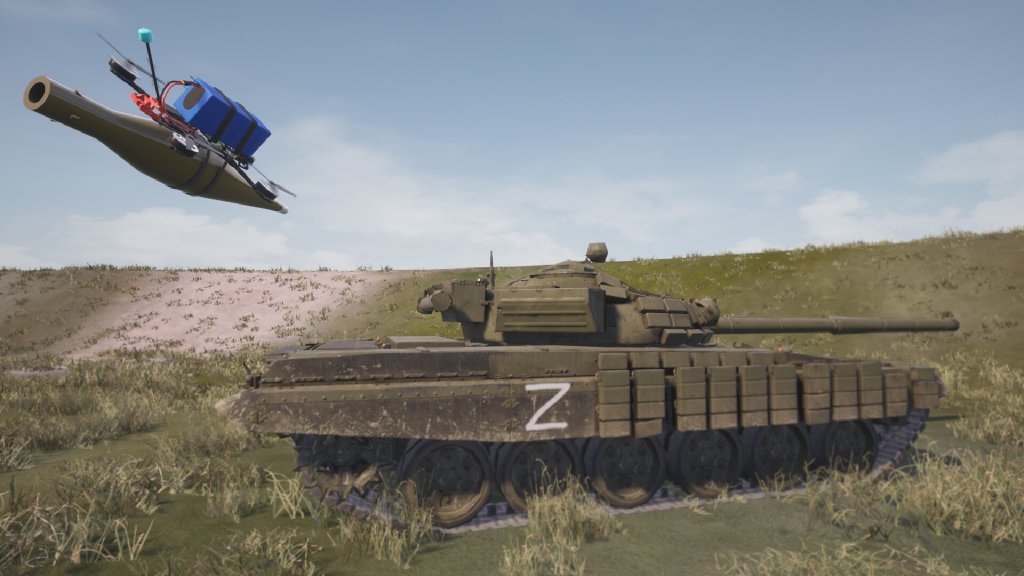 Ukrainian Fight Drone Simulator: вид від першої особи пілота бойового FPV-дрона